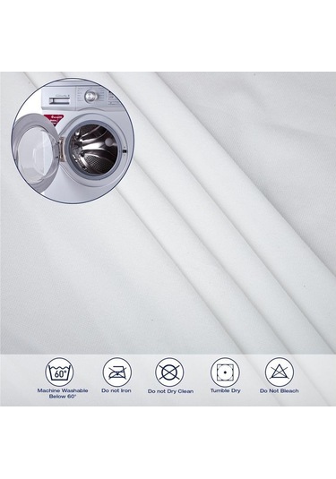 Micro Sıvı Geçirmez Fitted 180x200 Cm Çift Kişilik Alez Beyaz