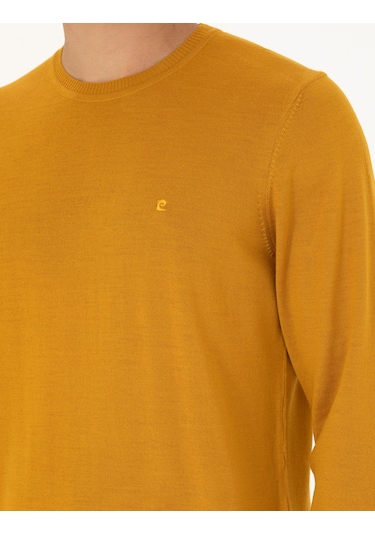 Pierre Cardin Erkek Safran Kazak /triko 50270054-vr043 Safran