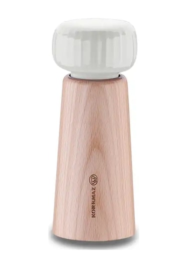 Korkmaz Natura Seramik Krem Baharat Değirmeni 15 Cm A5641 Şeffaf