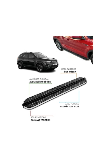 Renault Duster Uyumlu 2024 2025 2026 2027 Araca Özel Yan Basamak