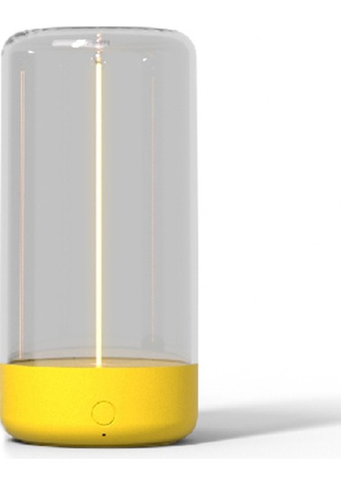 Reedark Led Manyetik Mini Işık, 360 Aydınlatma, 1500mah Pil, Dokunmatik Kontrol, Kamp/ev/restoran İçin Romantik Ambiyans, Şarjlı Şimşek Sarısı Sari