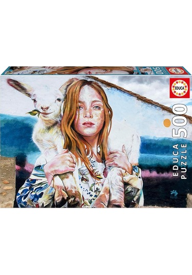 Educa 500 Parça Çoban Kızı Puzzle - 19910 - Lily Brick