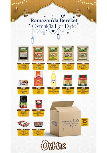 Ramazan Da Bereket Paketi 15 Ürün