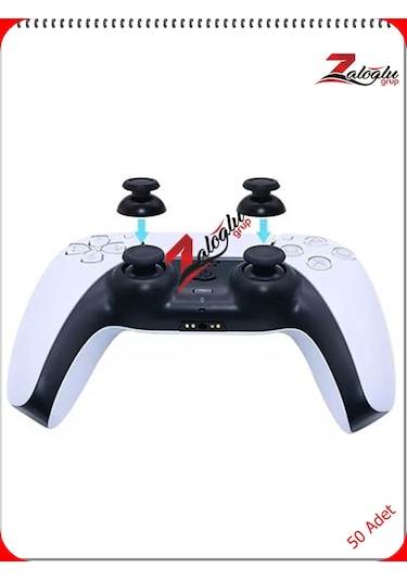 Zaloğlu Grup Playstation 5 Analog Topuz Ps5 joystick Tumbik 1.Sınıf 1.Kalite Yeni Ürün Mükemmel Uyum ( 50 Adet )