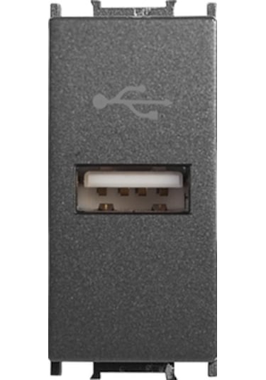 Viko Panasonic Modüler Füme Usb Konnektör Alt+kapak 1m - Wvtt14194dg-tr