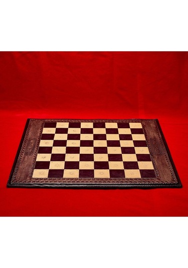 El Yapımı Deri Satranç Oyun Alanı
