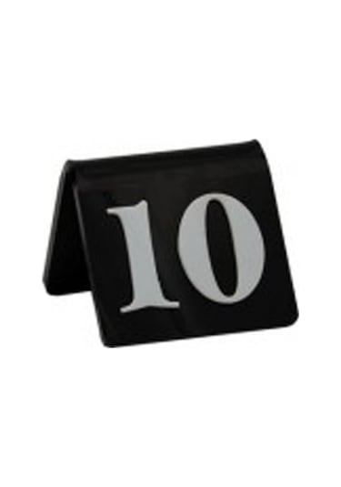 Masa Numarası Siyah (1-10)