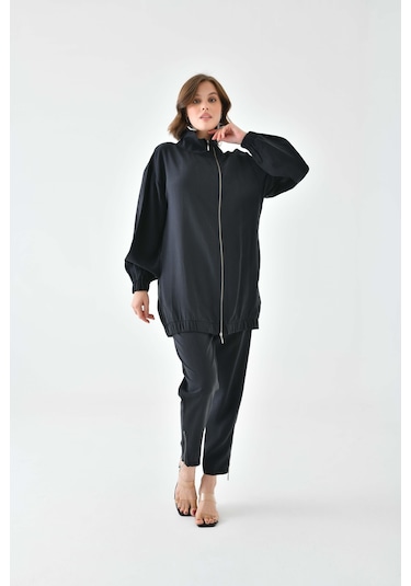 Ftz Women Kadın Modal Pantolonlu Takım Siyah 30716-siyah Siyah