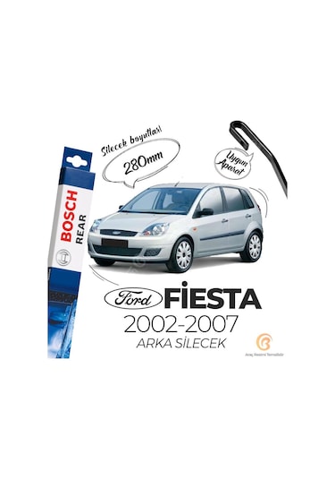 Ford Fiesta Arka Silecek 2002-2007 Bosch Rear  H282