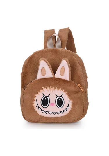 Youtek Yumuşak Çizgi Karakter Sırt Çantası - Renkli Ve Eğlenceli Çocuk Aksesuarı Haki