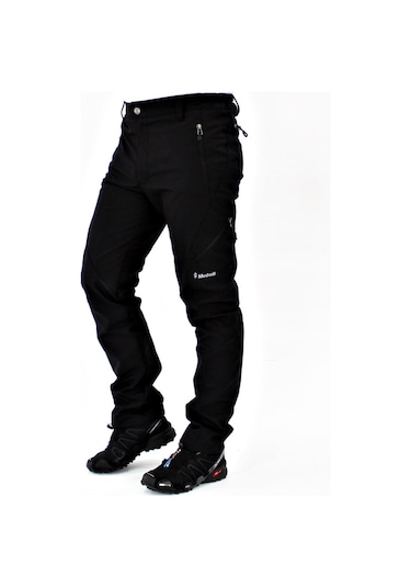 Mudwill Windblock Softshell Polarsız Outdoor Pantolon Siyah