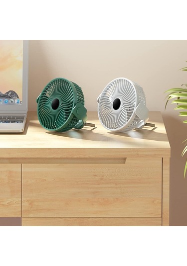 Usb Fan, Mini Fan 3 Hızlı Güçlü Rüzgar Masası Fan 360 Rotasyon Kişisel Fan