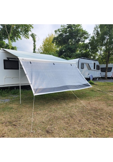 2k Karavan Gri Plus 440cm Karavan Tente Güneşliği Ön Perde
