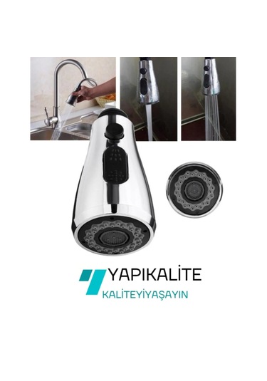 Karizma Lüx Endüstriyel Spiralli Mutfak Evye Bataryası El Duşu 3f