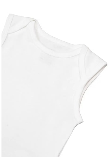 Layette Bebek 5 Li Beyaz Body Set Beyaz