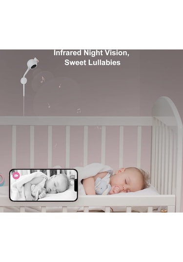 İbaby Akıllı Bebek Solunum Monitörü - Kamera Ve Ses
