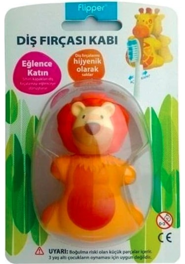 Flipper Aslan Hijyenik Diş Fırçası Kabı