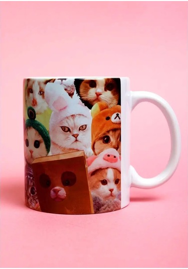 Cup-cup Komik Baskılı Ve Yazılı Kupa 330ml 105402804 Kahverengi