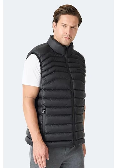 Slazenger Harmona Erkek Şişme Yelek Siyah Siyah