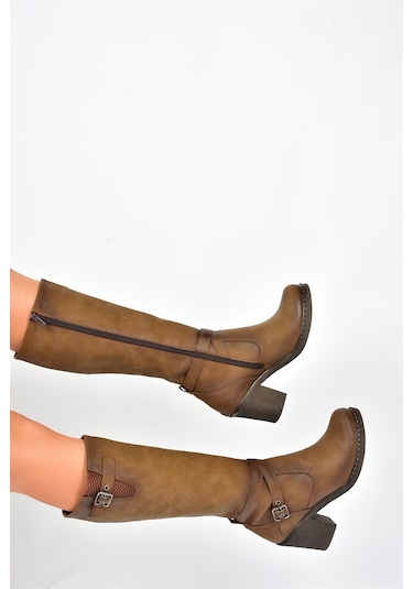 Fox Shoes Vizon Kadın Çizme C674250109 Vizon