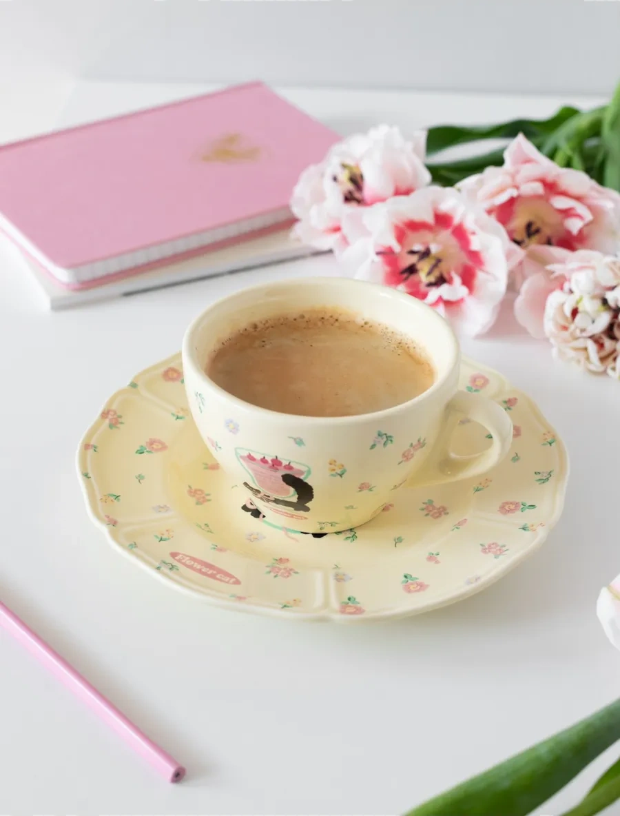 Perex Çay Takımı, Fincan Ve Tabak Seti, 250 Ml 319632817 Bej