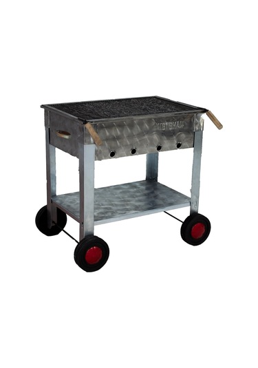 Metehan MTH-126 Maltız Izgaralı - Dört Tekerlekli Mangal