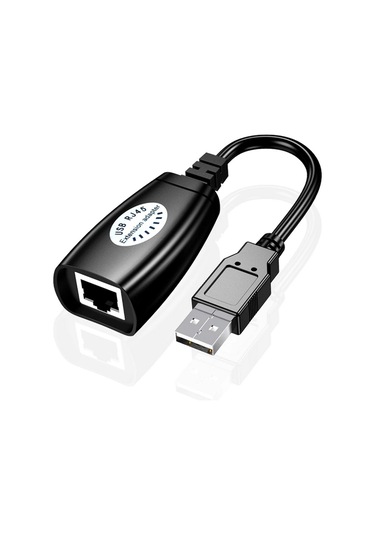 Usb Extrender, 50 Metre Rj45, Usb Uzatma Kablosu, Cat5 Cat6 Uyumlu,