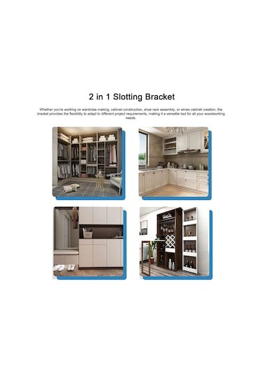 E25341-3 2'si 1 Arada Görünmez Bağlantı Elemanı Yerleştirme