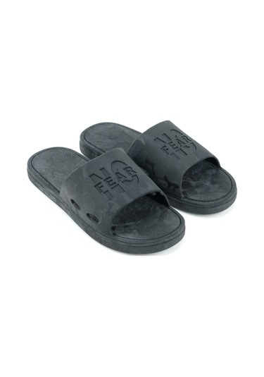 Gezer Yazlık Erkek No Fear Airblow Islak Zemine Uygun Günlük Ev Bahçe Havuz Terlik Siyah