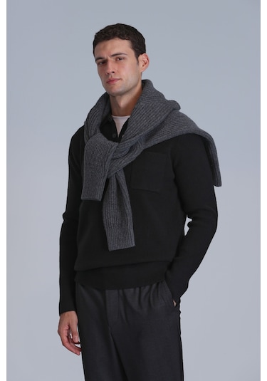 Lufian Rıver Erkek Kazak Siyah Siyah 112090142100100 Siyah