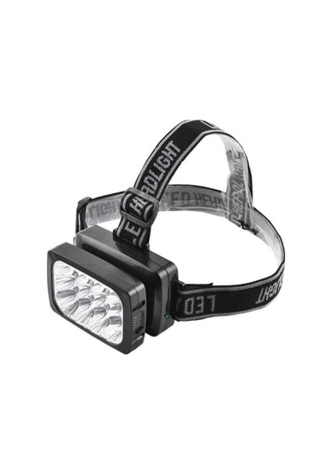 12 Ledli Güçlü Şarjlı Kafa Lambası Wt-064 Çok Renkli