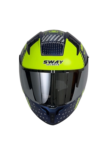 Sway SW 869 Pro Full Face Kapalı Kask Mat Mavi