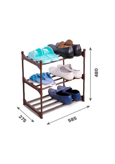 Absolut Uut Ayakkabı Rafı Etajer Ayakkabı Standı, Ayakkabılık Ayakkabı Rafı Etajer Ayakkabı Standı, Ayakkabılık 2611 Kahverengi