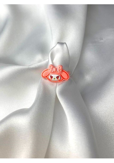 Kuromi Melodi İkili Arkadaşlık Yüzüğü - Renkli Ayarlanabilir Ve E Çok Renkli