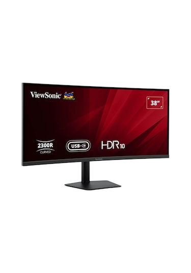Viewsonic Va3820c 37.5" 75hz 5ms Hdmı+dp+usb-c Uwqhd+ Ips Curved Vesa Monitör