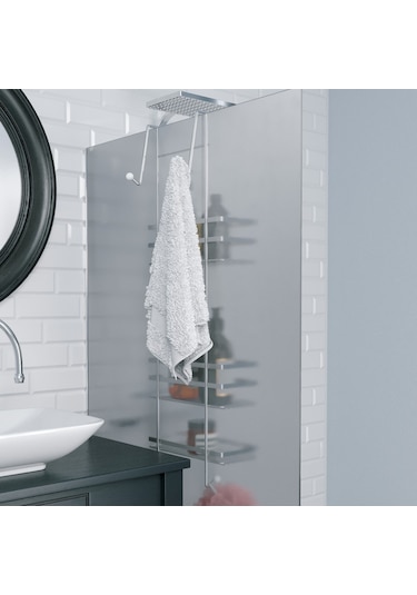 Teknotel Üç Katlı Asmalı Banyo Duş Rafı Krom Lm580 Krom