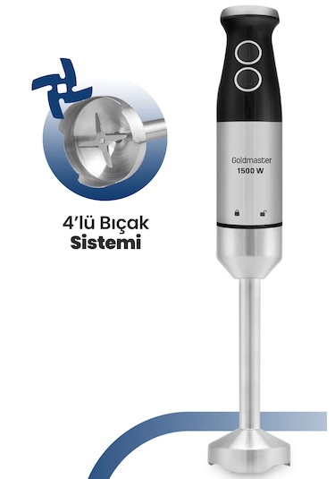Goldmaster Fast Stick GM-7205 1500 W Blender Seti