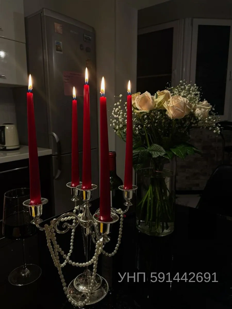 Bolsıus Antik Yılbaşı Mumları 198890392 Kirmızı