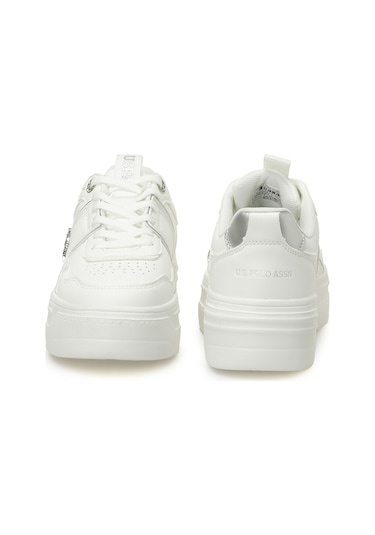 U.S. Polo Assn. 5P CLARKE 5FX Kadın  Beyaz Sneaker