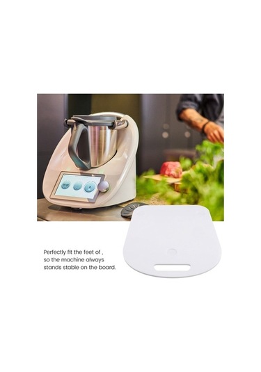 Metabagua Kahve Makinesi Sürgülü Matlar Thermomix Tm5 Tm6 Zarif Sürgülü Tepsi Tekerlekli Tezgah Üstü Için Tekerlekli Alet Tepsisi B Wcwyn8 Beyaz