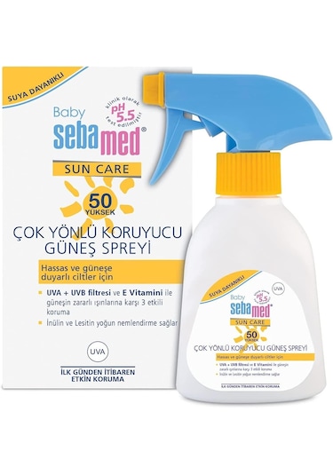 Sebamed Baby Çok Yönlü Koruyucu Güneş Spreyi Spf50 200 Ml 2 Adet