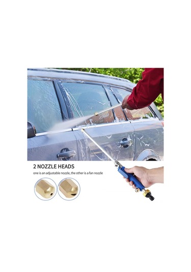 Tenfowee Yüksek Basınçlı Bahçe Ve Araba Yıkama Tabancası - 2 Nozullu, Uzatma Hortumlu