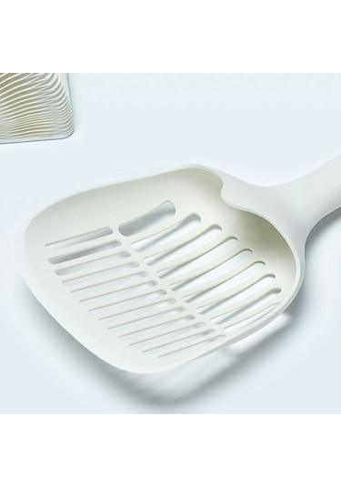 Mufunye Kalınlaştırılmış İçi Boş Kedi Kumu Kepçesi Evcil Hayvan Kum Kabı Temizleme Malzemeleri