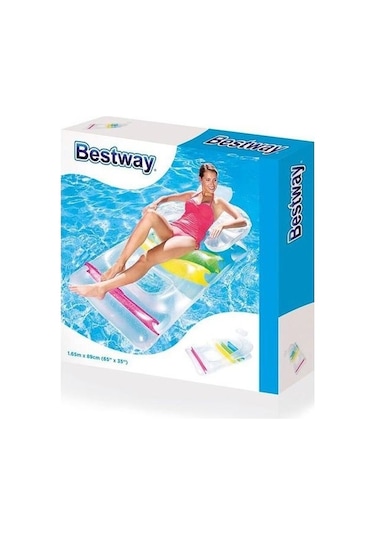 Bestway Şişme Deniz Yatağı Sırt Destekli - 43011 Lisinya Çok Renkli