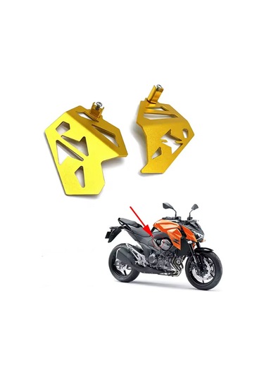 Kawasaki Z800 Uyumlu Enjeksiyon Koruma Gold Çok Renkli