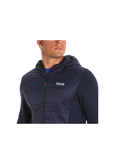 Slam Act Hood Hybrıd Fleece W13 Lacivert
