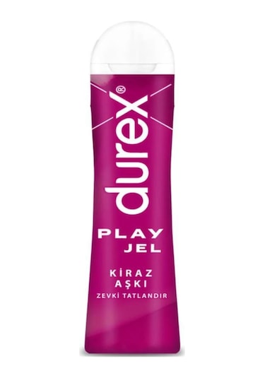 Durex Kiraz Aşkı 50 Ml Jel + Siyah Deri Şaplak + Hediye