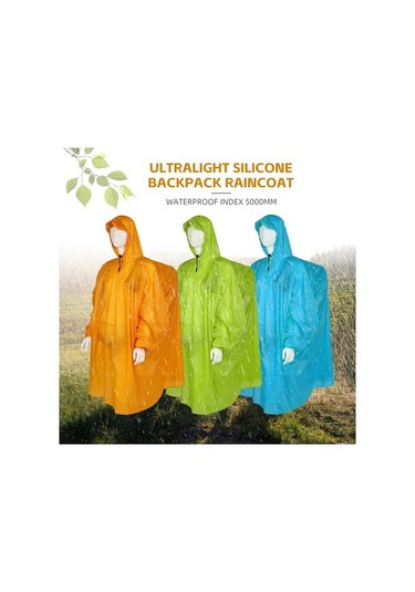 Ebitda Hafif Su Geçirmez Sırt Çantası Kapağı - Kamp İçin Mavi Mavi