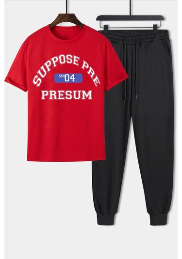 Unisex Suppose 2'li Eşofman Takımı Siyah