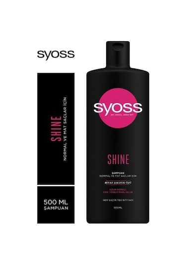 Syoss Şampuan Shine 500 ML